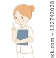 護士, 女性, 解釋, 指導 122742028