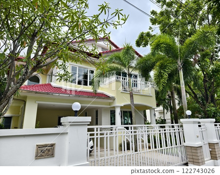 Detailed view of windows, doors and balconies of city buildings Detailed view of windows, doors and balconies of city buildings 122743026