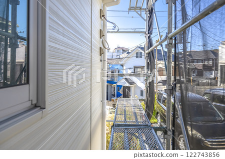 Exterior wall repair work for detached houses - High side light 122743856