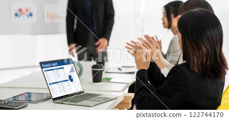 Business data dashboard provide business intelligence analytic snugly 122744170