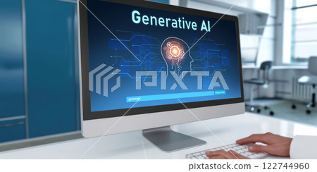 Generative AI virtual assistant tools for prompt engineer and end user brisk 122744960