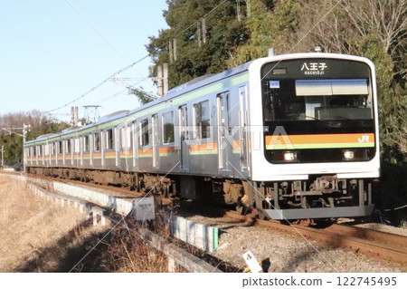 209 series 3000 on the Hachiko Line 209 series 3000 on the Hachiko Line 122745495