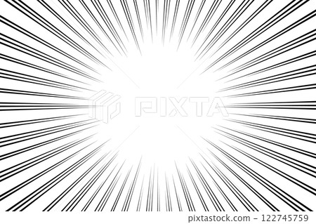 簡單的復古效果線條和匯聚線（圓形和圓形） 122745759