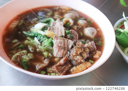 beef stew , spicy soup or beef soup and vegetable or beef and vegetable soup 122746286