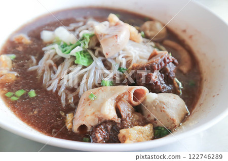 beef noodles or noodle, Chinese noodle 122746289