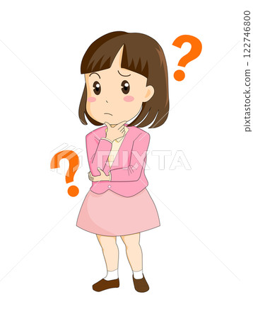 Thinking girl 122746800
