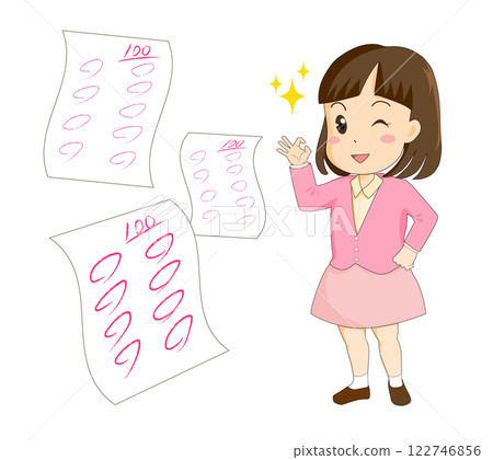 The girl who got a perfect score 122746856