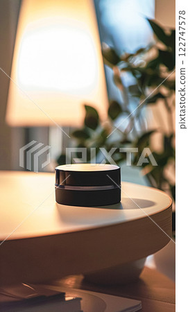 Cosmetic cream in a glass jar. Skin care concept. Background for beauty products 122747578