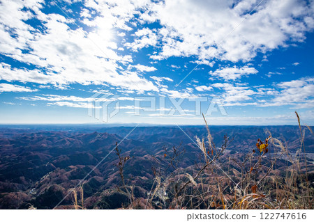 Okukuji Nantaisan in late autumn: View from the summit (in front of the shrine) 122747616
