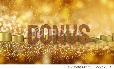 Bonus for Reword for Job or Business concept 3d Rendering. 122747923