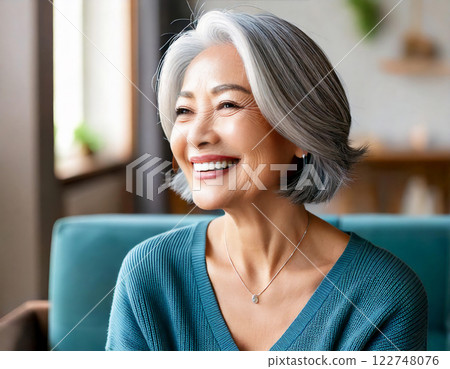 微笑的日本高級女性生成人工智慧 微笑的日本高級女性生成人工智慧 122748076