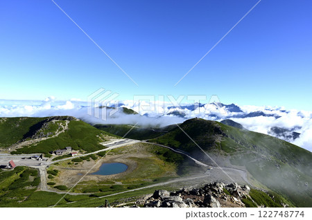 Scenery from Mt. Norikura and Mt. Fujimi in September (Photo location: Mt. Norikura, Mt. Fujimi) 122748774