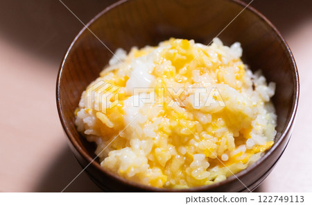Image of warm rice porridge (stock photo) Image of warm rice porridge (stock photo) 122749113