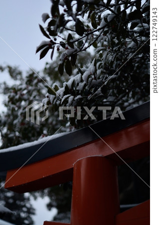 Fushimi Inari Taisha Shrine on a heavy snow day Fushimi Inari Taisha Shrine on a heavy snow day 122749143