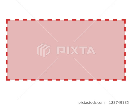 Rectangular dashed frame (red) 122749585