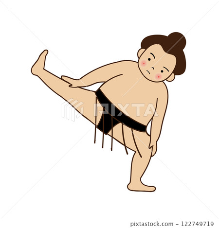 Sumo wrestler stomp Sumo wrestler stomp 122749719