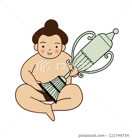 Sumo wrestler championship cup Sumo wrestler championship cup 122749754