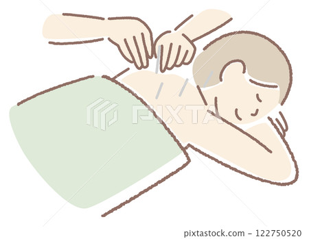 婦女接受針灸治療 122750520
