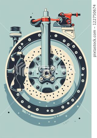 Comprehensive Guide to Brake Pad Maintenance: Illustrated Tips for Effective Vehicle Care 122750674