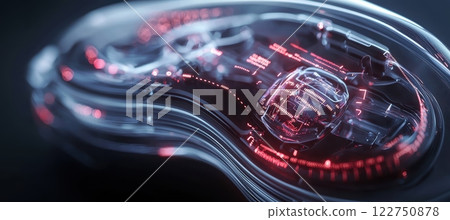 Innovative Smart Implant with Digital Sensors Monitoring Health Metrics 122750878