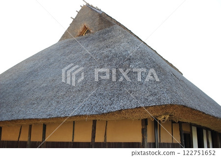 茅屋茅草屋頂 茅屋茅草屋頂 122751652