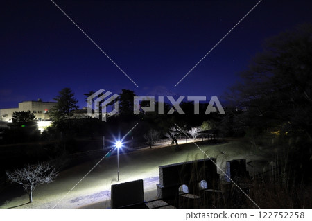 Night park and Mt. Fuji 122752258