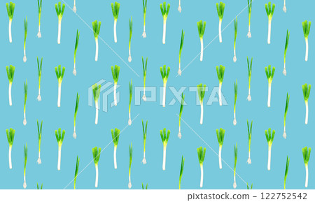蔥花圖案 手繪水彩插畫食物圖案 122752542