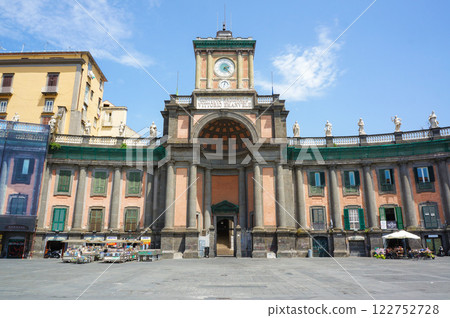 A historic building in a square in Europe 122752728