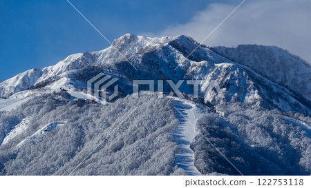 長野縣白馬村的北阿爾卑斯山和滑雪勝地 122753118