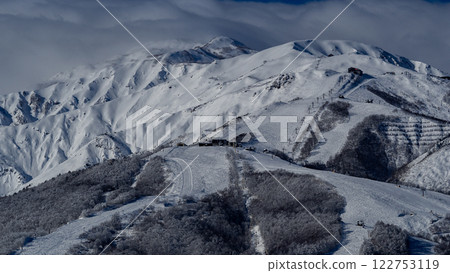 長野縣白馬村的北阿爾卑斯山和滑雪勝地 122753119