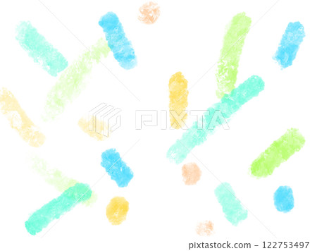 色彩鮮豔且突出的透明背景插圖 122753497