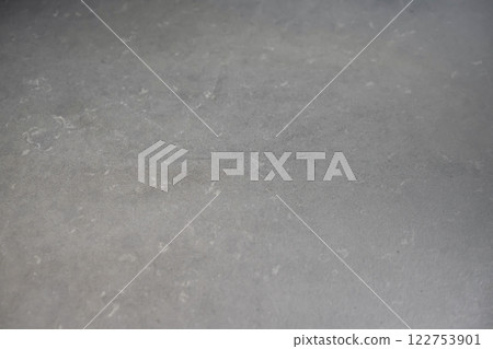 Flatlay of granite black stone surface for product and package background advertisment. 122753901