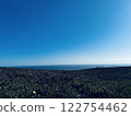 A view from Cabo da Roca, the westernmost point of Europe, on a clear August day 122754462