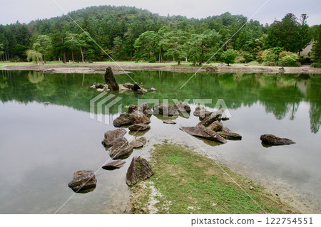 毛越寺庭園、中性石頭、世界遺產（岩手縣平泉町） 122754551