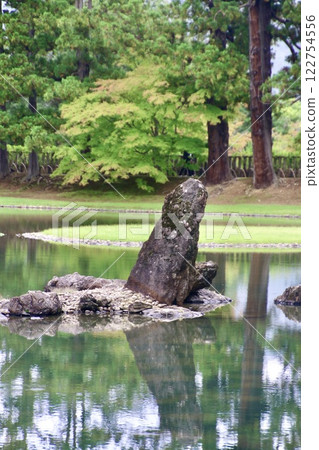 Motsuji Temple Garden, Neutral Stone, World Heritage Site (Hiraizumi Town, Iwate Prefecture) 122754556