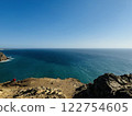 A panoramic view of the Atlantic Ocean and Cabo da Roca under a clear August sky 122754605