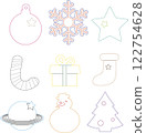 Christmas Earrings Vector File for Laser Cutter. 122754628
