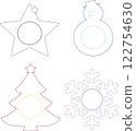 Christmas Napkin Holders File for Laser Cut. 122754630