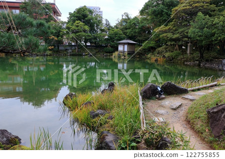 The scenic beauty of Yokokan Garden in Fukui City in Fukui prefecture Japan 122755855
