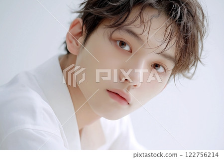 皮膚漂亮、護膚效果好的帥哥“AI生成的圖片” 皮膚漂亮、護膚效果好的帥哥“AI生成的圖片” 122756214