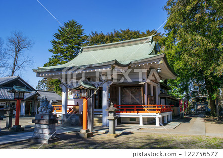 白岡八幡神社,埼玉縣白岡市,拜殿,神馬傳說的神社 白岡八幡神社,埼玉縣白岡市,拜殿,神馬傳說的神社 122756577