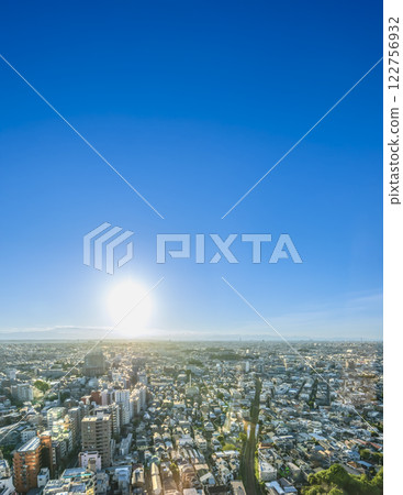 從三軒茶屋看東京的城市景觀 從三軒茶屋看東京的城市景觀 122756932