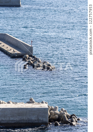 View of Misaki Port in Miura City from Jogashima Bridge View of Misaki Port in Miura City from Jogashima Bridge 122757953