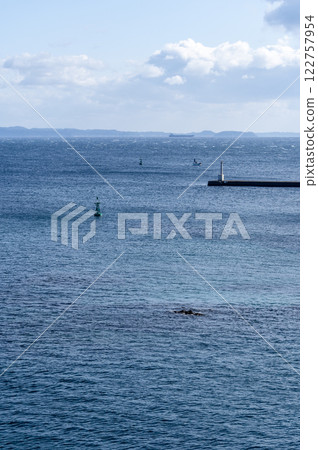 View of Misaki Port in Miura City from Jogashima Bridge View of Misaki Port in Miura City from Jogashima Bridge 122757954