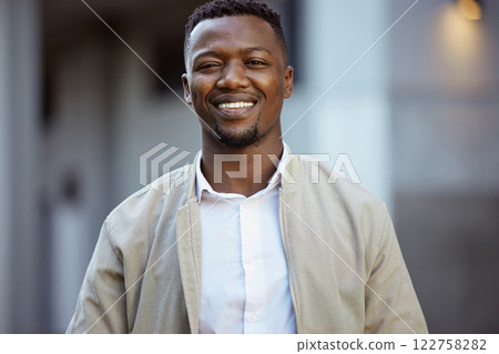 Portrait of travel business man in city waiting to go to work, conference or strategy business meeting portrait. Businessman, sales man or worker standing outdoor for transportation to workplace Portrait of travel business man in city waiting to go to work, conference or strategy business meeting portrait. Businessman, sales man or worker standing outdoor for transportation to workplace 122758282