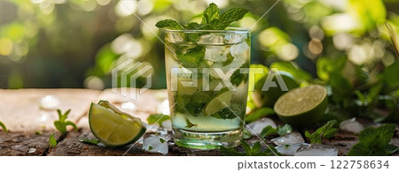 summer mojito drink 122758634