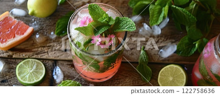summer mojito drink 122758636