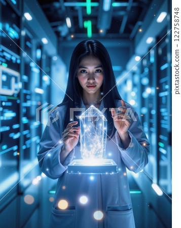 Image of quantum technology AI-generated image 122758748