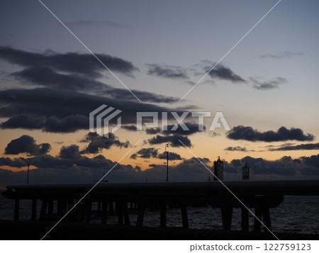Fantastic sunset scenery Fantastic sunset scenery 122759123