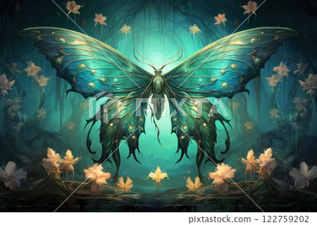 Lunar Moth Guardians - Generative AI 122759202